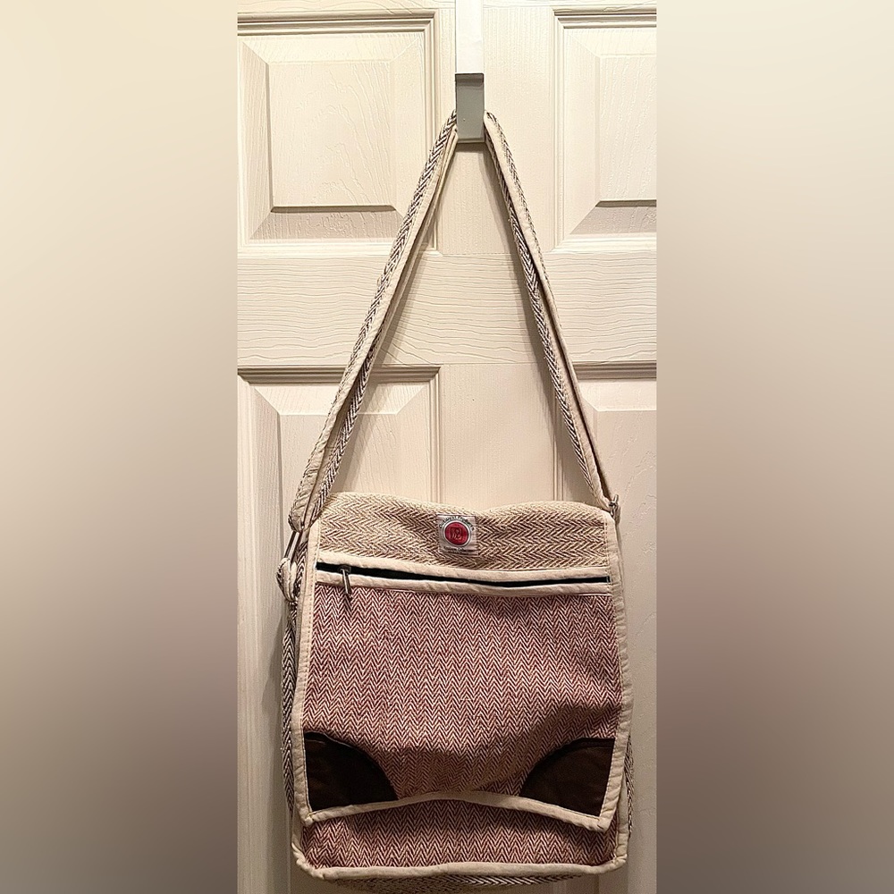 HEMP OUTWEST PRODUCTS ,NEPAL HIMALAYAN HEMP SHOULDER BAG CROSSBODY BAG